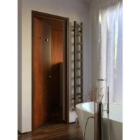 Metallic Grey Slim Vertical Bathroom Radiator 1600 x 200mm