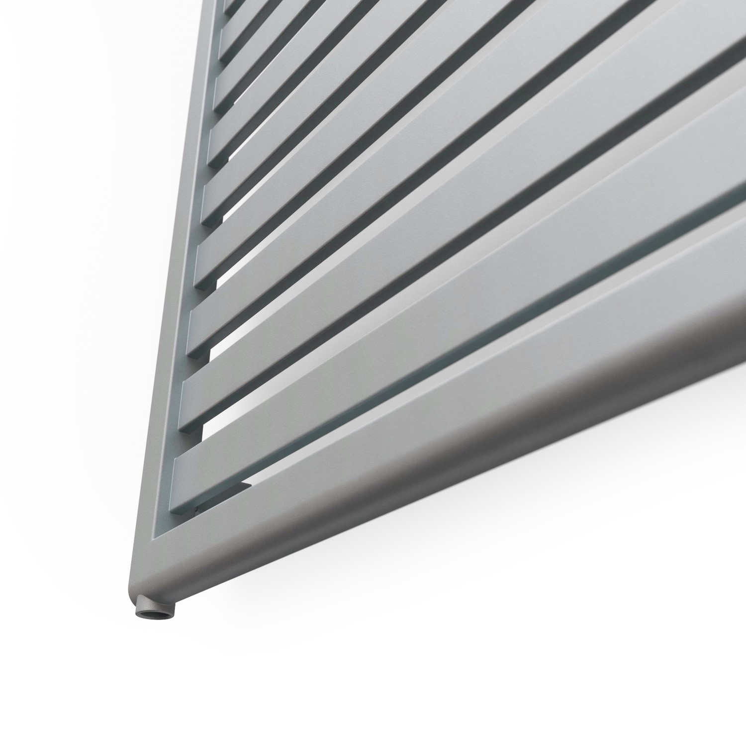 Metallic Silver Vertical Bathroom Towel Radiator 1180 x 600mm - Better ...