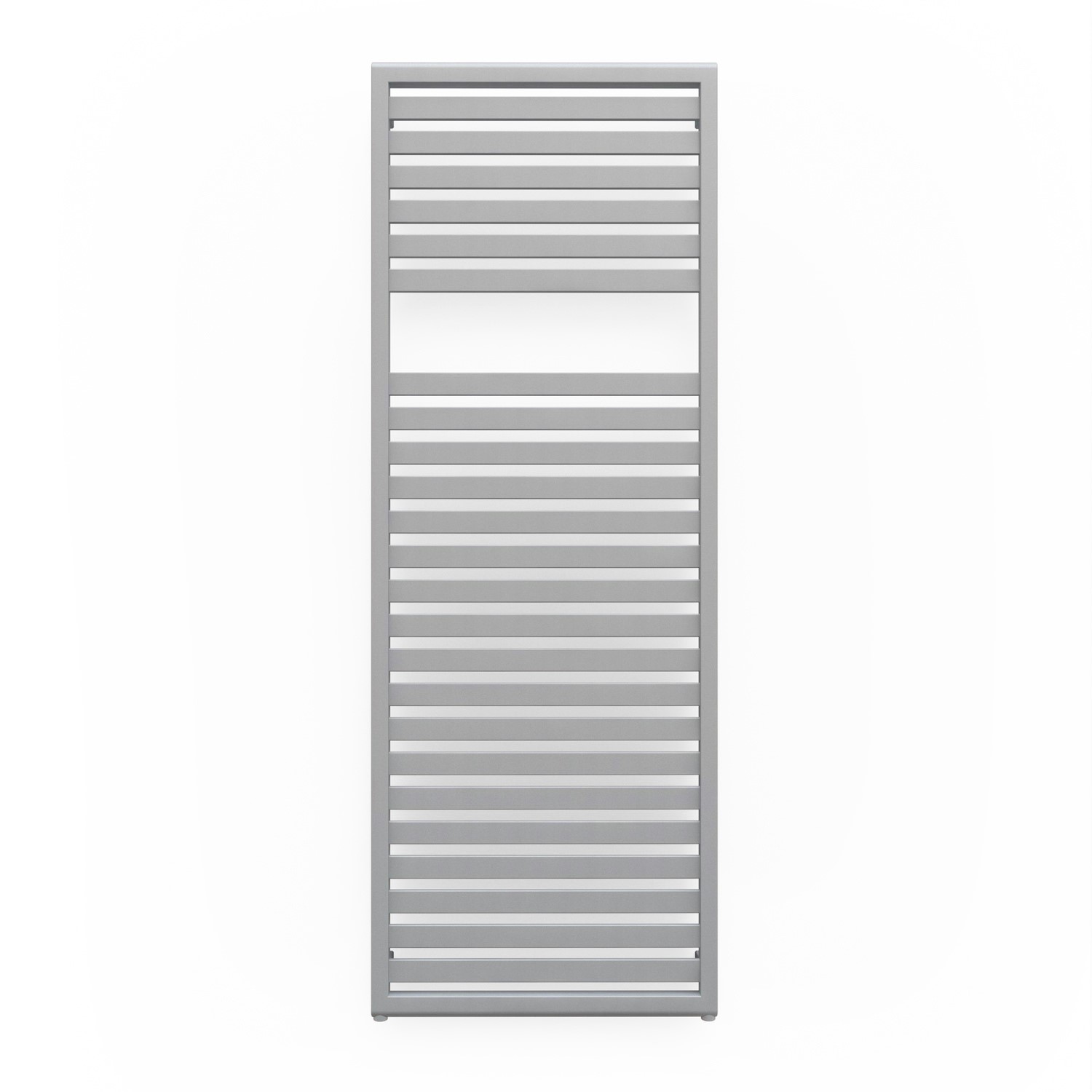 Silver Wall Radiator Metallic Silver Vertical Bathroom Towel Radiator 1660 x 600mm - Better ...