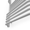 Soft White Curved Vertical Bathroom Towel Radiator 1180 x 500mm