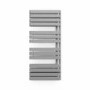 Textured Grey Vertical Bathroom Towel Radiator 1100 x 500mm