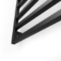 Metallic Black Vertical Bathroom Towel Radiator 1310 x 500mm