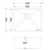 Single Bowl Brushed Brass Undermount Stainless Steel Kitchen Sink - Enza Tamara