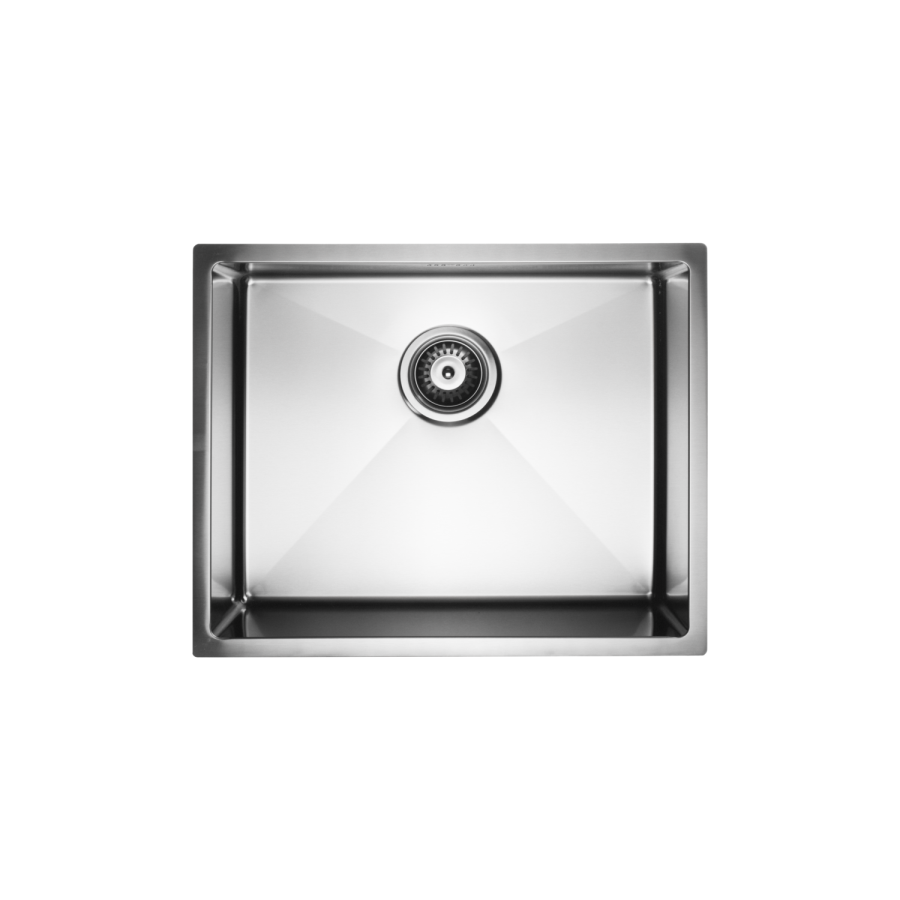 Single Bowl Undermount Chrome Stainless Steel Kitchen Sink - Enza Tamara