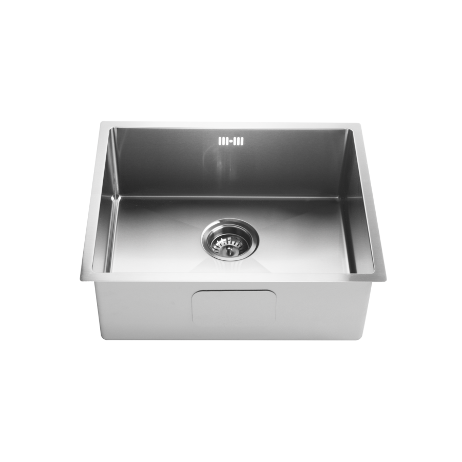 Single Bowl Undermount Chrome Stainless Steel Kitchen Sink - Enza Tamara