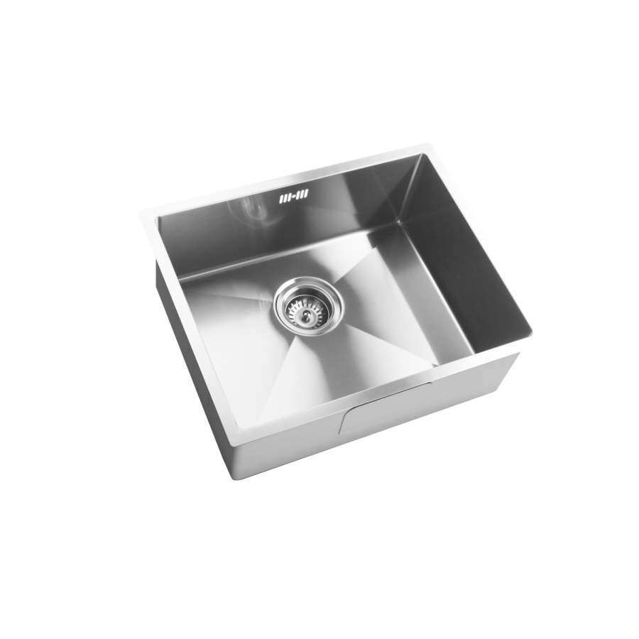 Single Bowl Undermount Chrome Stainless Steel Kitchen Sink - Enza Tamara