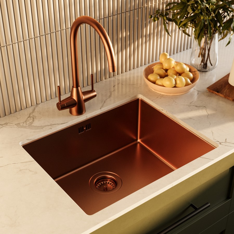 Tamara Undermount Single Bowl PVD Copper