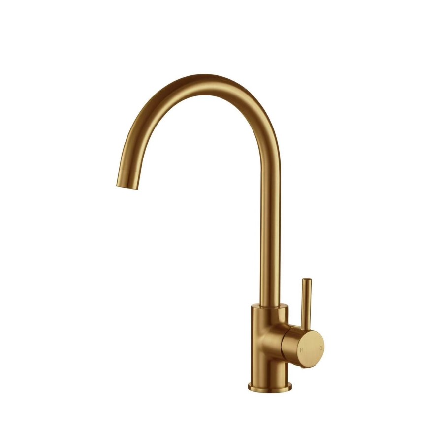 Single handle kitchen faucet - Brushed Brass