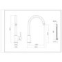 Single handle kitchen faucet - Brushed Brass