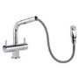 Rangemaster Aquapro Brushed Steel Pull-out Monobloc Tap 