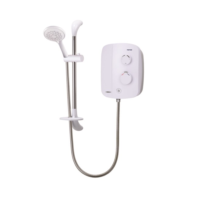 GRADE A1 - Triton Silent Running Thermostatic Power Shower