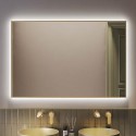 TAUBB1200 Rectangular Brass Backlit Heated Bathroom Mirror with Lights 1200 x 800mm - Taurus