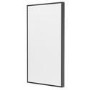 Rectangular Black Backlit Heated Bathroom Mirror with Lights 700 x 400mm - Taurus