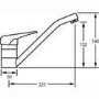 CDA Chrome Classic Single Lever Mixer Kitchen Tap