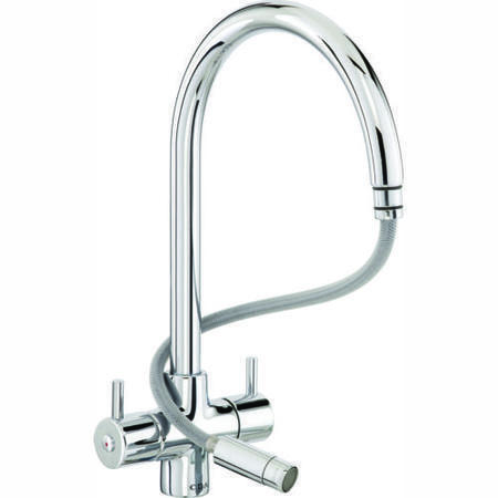 CDA Monobloc Tap With Pull-out Spray