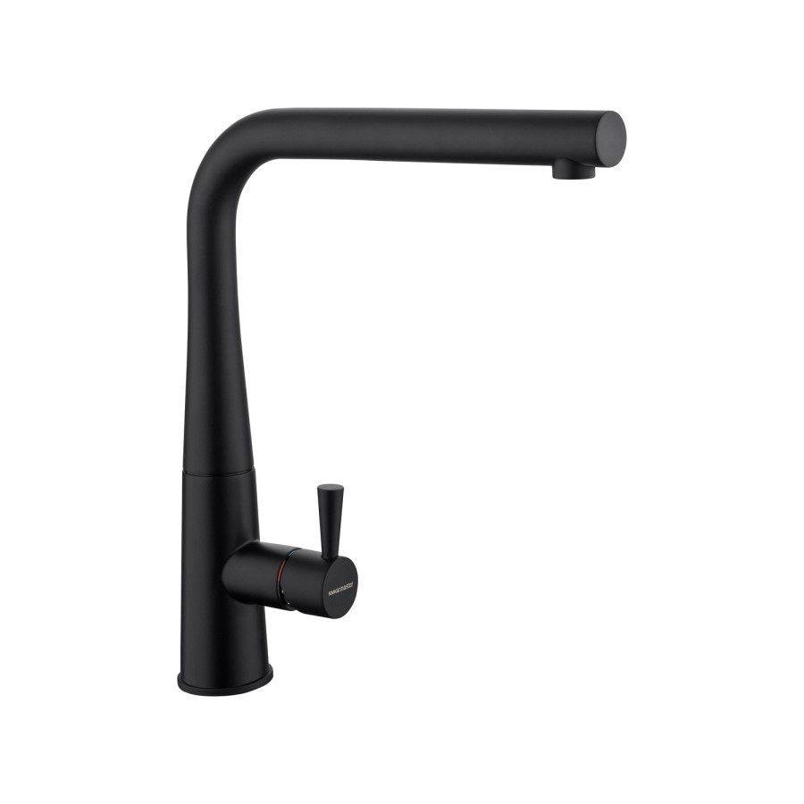 GRADE A2 - Rangemaster Conical Matte Black Single Lever Mixer Kitchen Tap