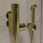 Brushed Brass Thermostatic Douche Shower / Bidet Shower Spray Kit - Arissa