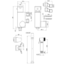 Brushed Bronze Thermostatic Douche Shower / Bidet Shower Spray Kit - Arissa