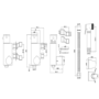GRADE A1 - Chrome Thermostatic Douche Shower Spray Kit - Arissa