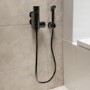 Gunmetal Grey Thermostatic Douche Shower / Bidet Shower Spray Kit - Arissa