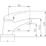 Esse Mono Basin Mixer Tap & Waste