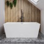 GRADE A1 - Freestanding Double Ended Bath 1500 x 700mm - Tetra