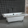 GRADE A2 - Athena Traditional Double Ended Freestanding Bath - 1690 x 740 x 570mm