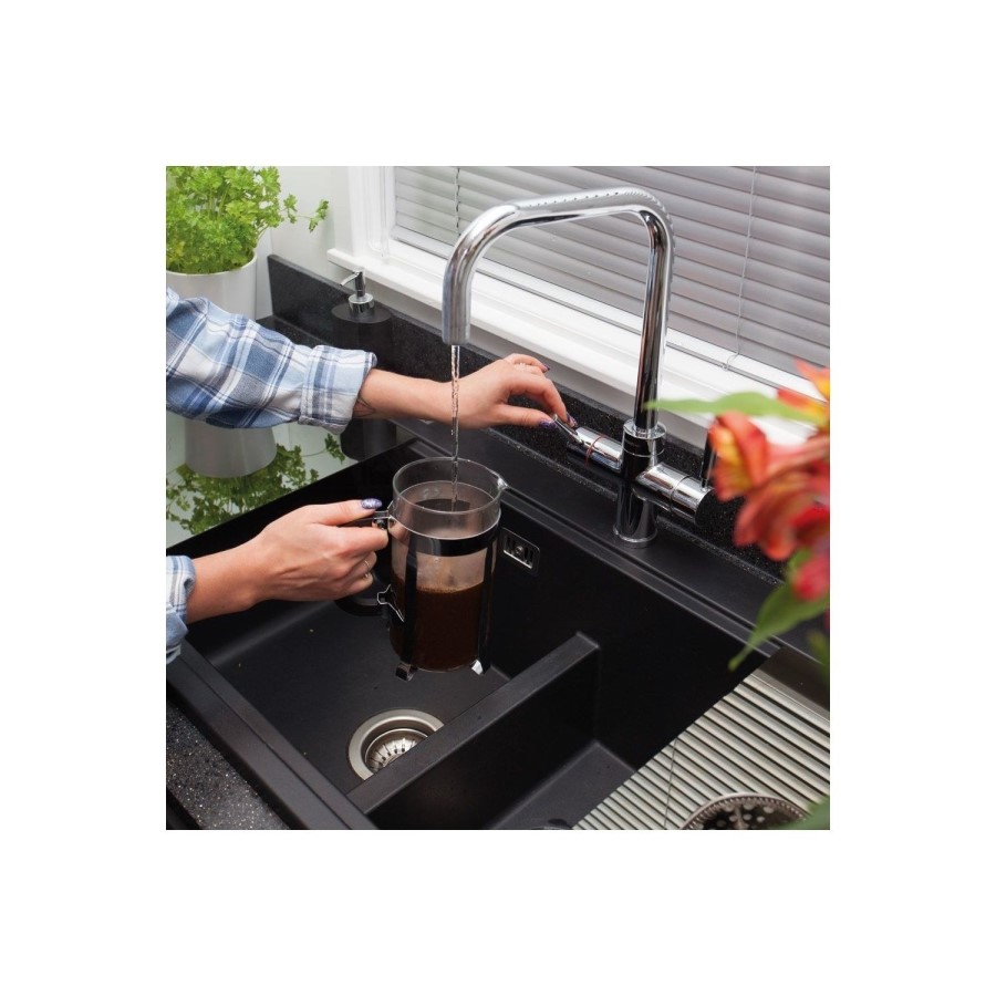 CDA Boiling Water Kitchen Tap 3 in 1 Chrome 