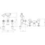 GRADE A1 - Elod Traditional Bath Shower Mixer Tap