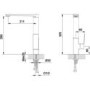 Enza Ultimo Chrome Single Lever Kitchen Mixer Tap