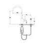 Taylor & Moore Chrome Single Lever Pull Out Spray Mixer Kitchen Tap
