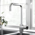 A2/ELWSLCHSQ ALMOST PERFECT - Chrome Single Lever Monobloc Kitchen Mixer Tap - Enza Elwood