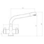 Essence Willis Monobloc Kitchen Mixer Tap - Chrome