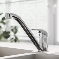 Alfred Single Lever Monobloc Mixer Kitchen Tap- Chrome Alfred Single Lever Monobloc Mixer Kitchen Tap- Chrome
