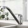 Refurbished Alfred Single Lever Chrome Monobloc Kitchen Sink Mixer Tap