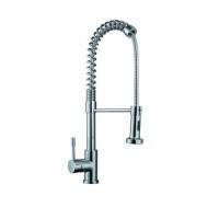 Refurbished Enza Forster Chrome Single Lever Pull Down Spray Kitchen Mixer Tap