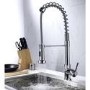 Refurbished Enza Forster Chrome Single Lever Pull Down Spray Kitchen Mixer Tap