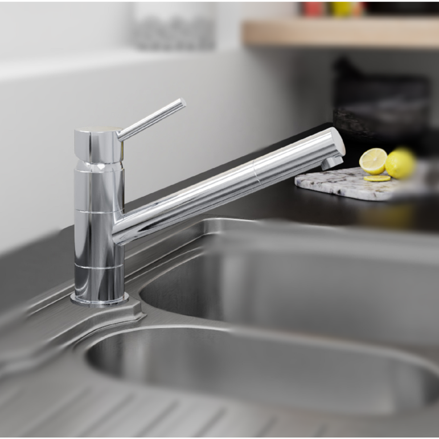 Essence Chester Single Lever Kitchen Mixer Tap with Swivel Spout