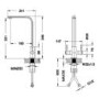 Enza Ryde Dual Lever Kitchen Sink Mixer Tap