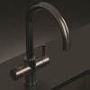 Boiling Water Kitchen Tap 3 in 1 Curve Gunmetal 