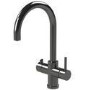 Boiling Water Kitchen Tap 3 in 1 Curve Gunmetal