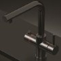 Boiling Water Kitchen Tap 3 in 1 Gunmetal 