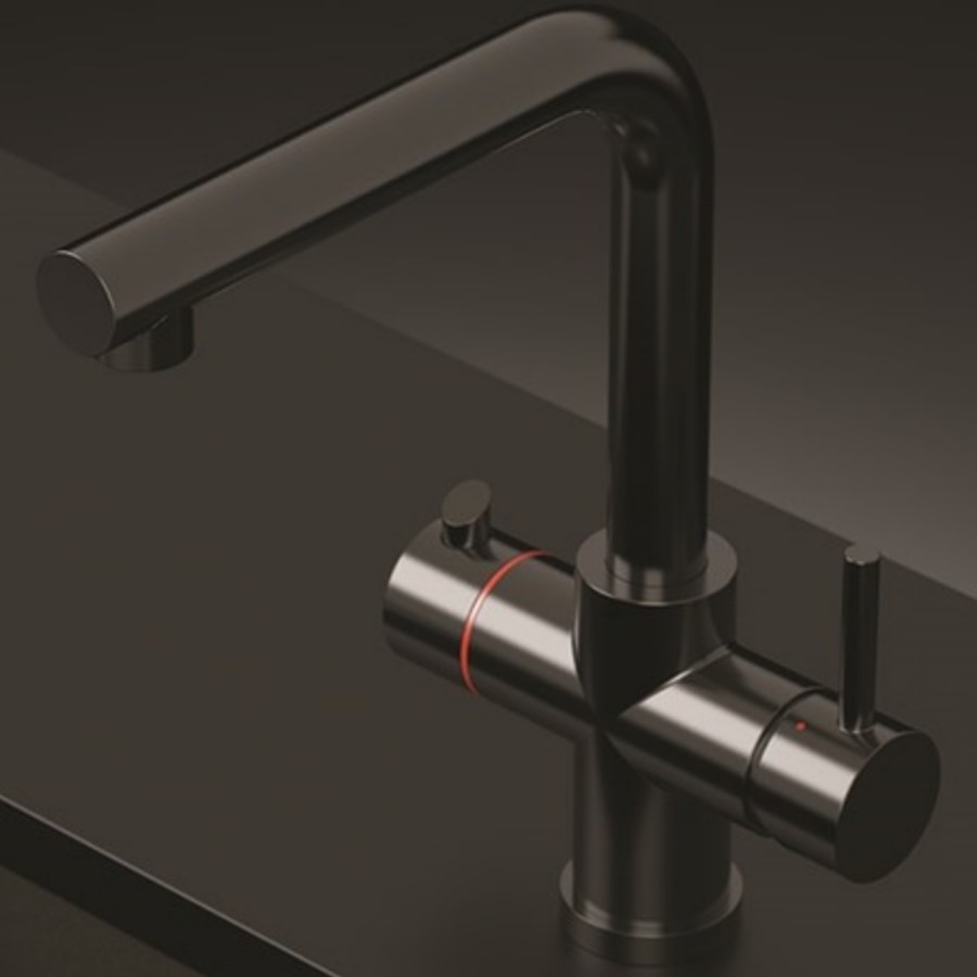 Boiling Water Kitchen Tap 3 in 1 Gunmetal 
