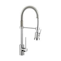 Rangemaster Pro Spray Chrome Single Lever Pull Out Spray Kitchen Tap
