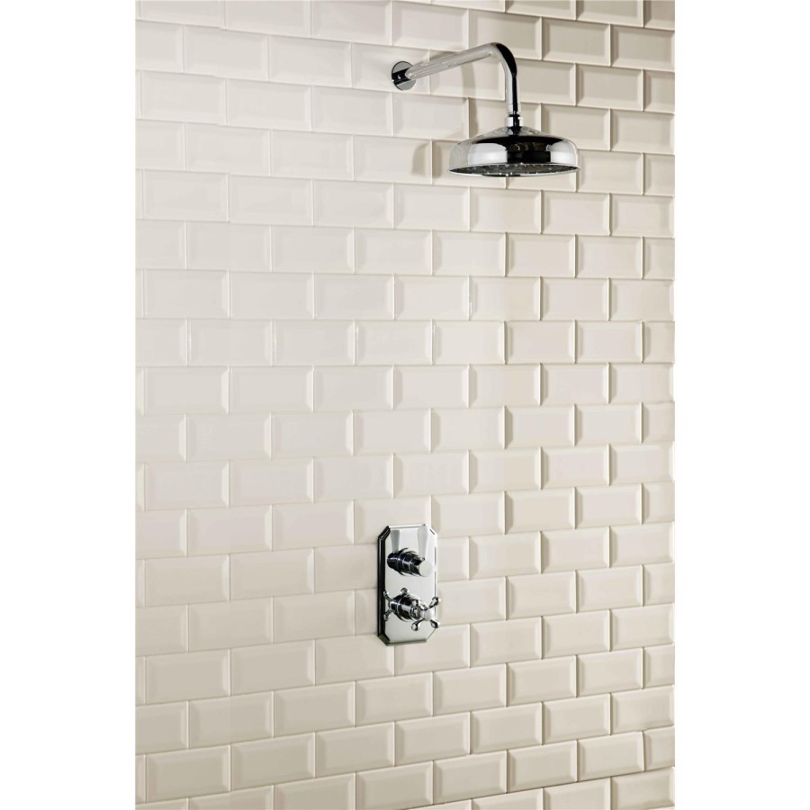 Traditional Twin Concealed Shower Mixer Valve