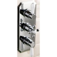 Traditional Triple Concealed Shower Valve