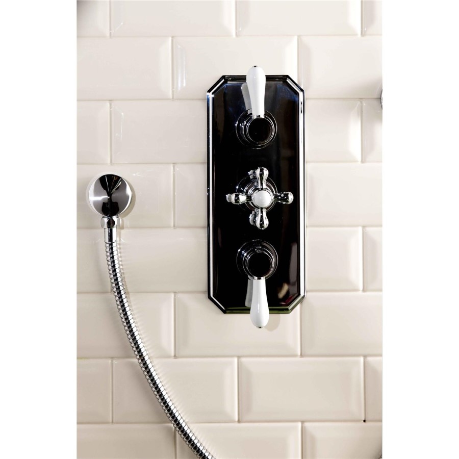 Traditional Triple Concealed Shower Valve