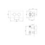 Reno Twin Round Concealed Valve