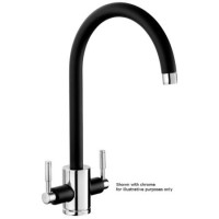Rangemaster Chrome Twin Lever Mixer Kitchen Tap