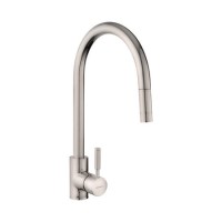 Rangemaster Aquatrend Single Lever Pull Out Monobloc Kitchen Mixer Tap - Brushed Nickel Rangemaster Aquatrend Single Lever Pull Out Monobloc Kitchen Mixer Tap - Brushed Nickel
